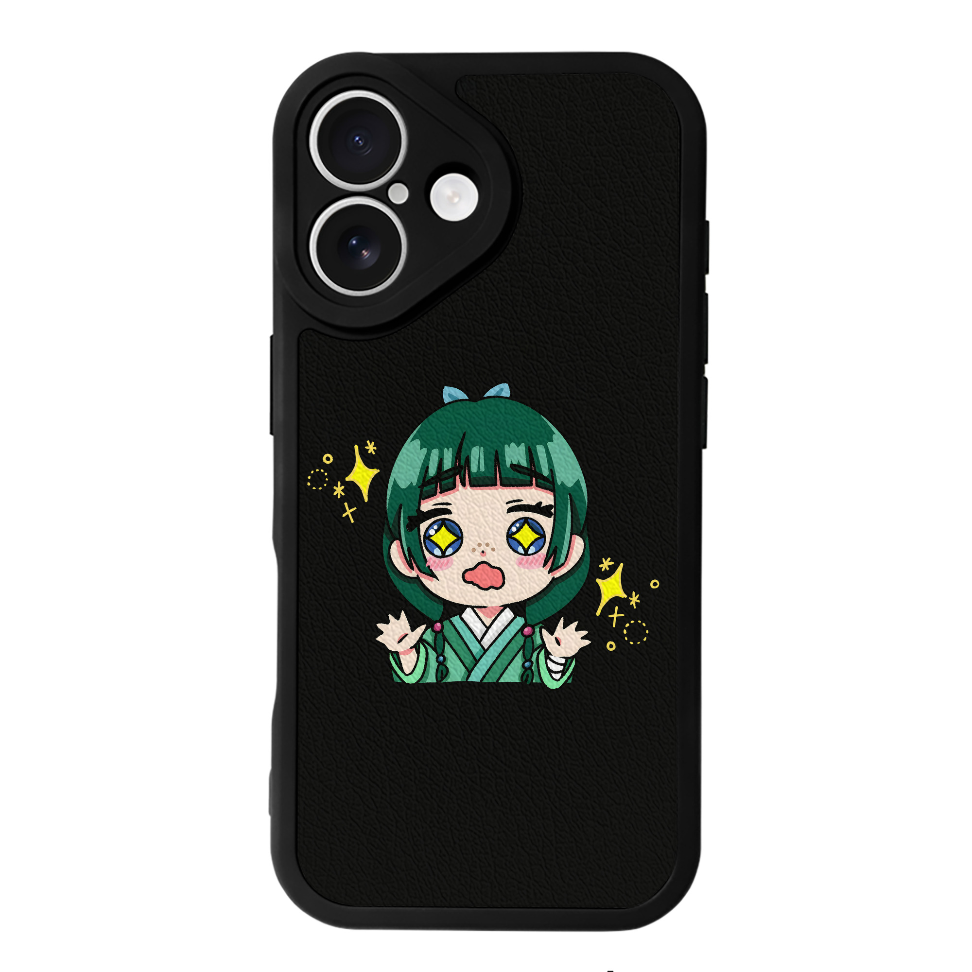 （画像用） 薬屋のひとりごと The Apothecary Diaries 【iPhone 16シリーズ対応】シリコンスマホケース（レザー調） 材質：シリコン